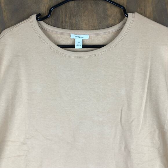 Daily Ritual Womens Sweater Brown Crew Neck Short Sleeve Modal Blend Stretch XXL - Picture 2 of 13